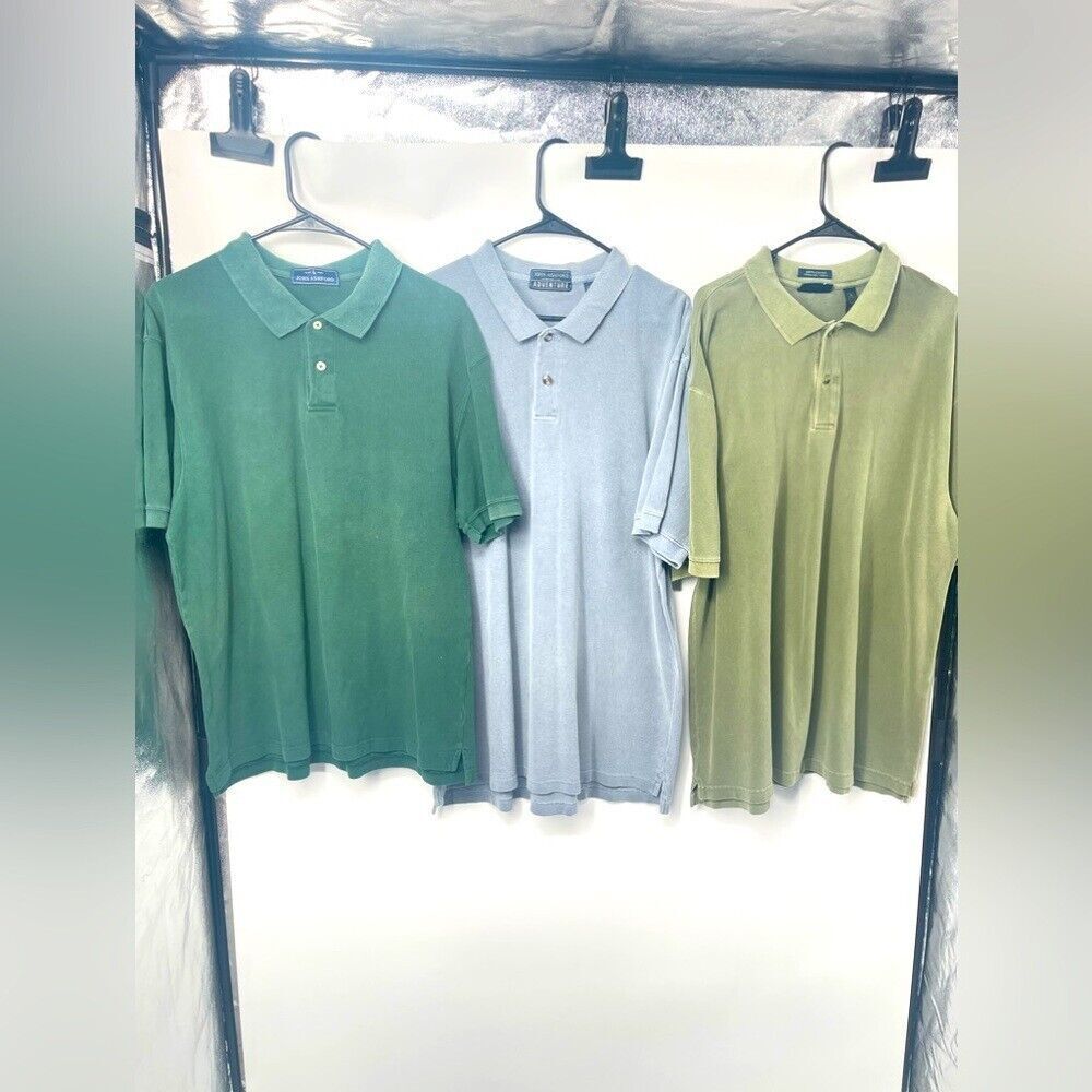 Men's Casual Cotton three shirt, bundle, size extra large, 100% cotton